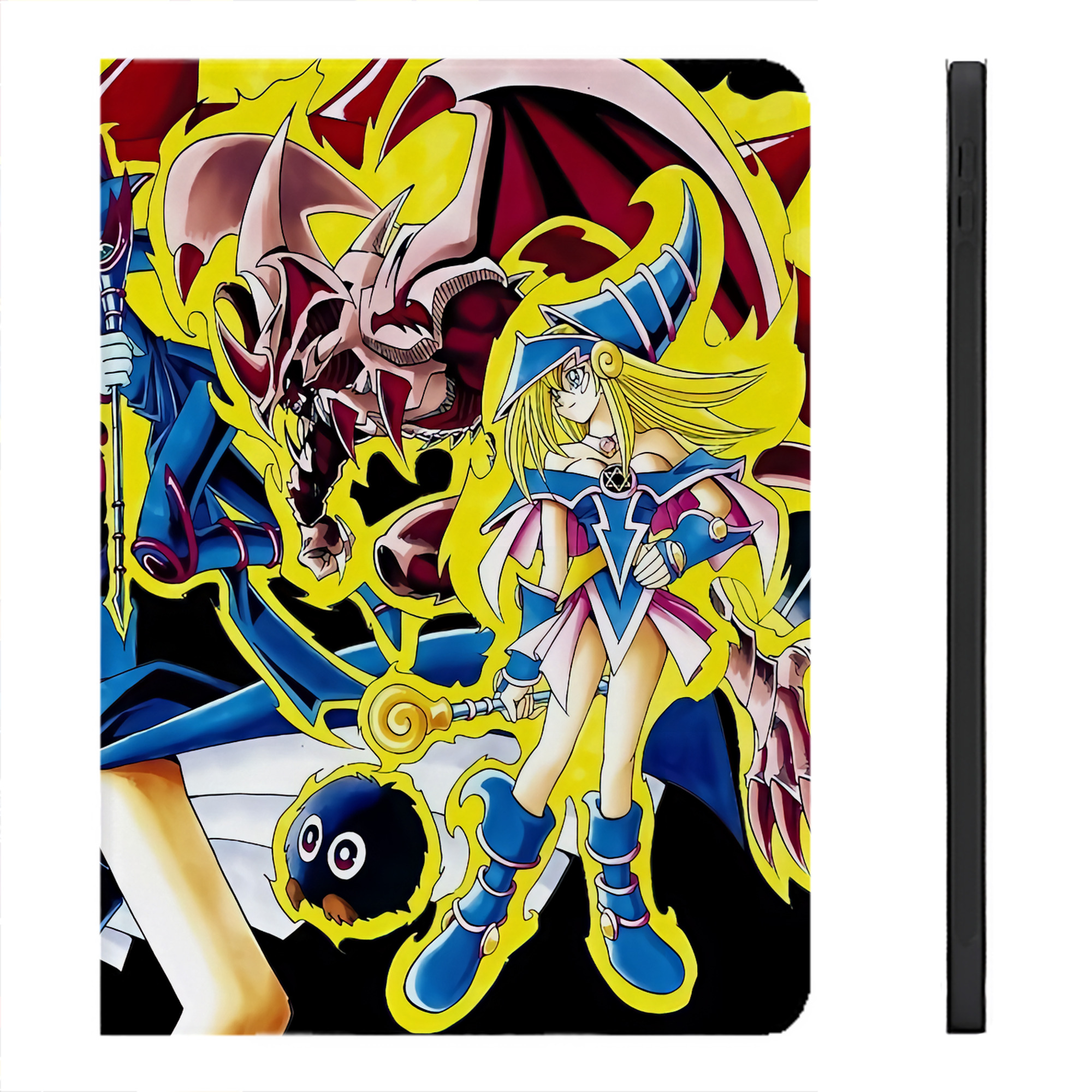 （画像用） 遊☆戯☆王 Yu-Gi-Oh! IPadケース ペンホルダー付き ブックスタイルデザイン